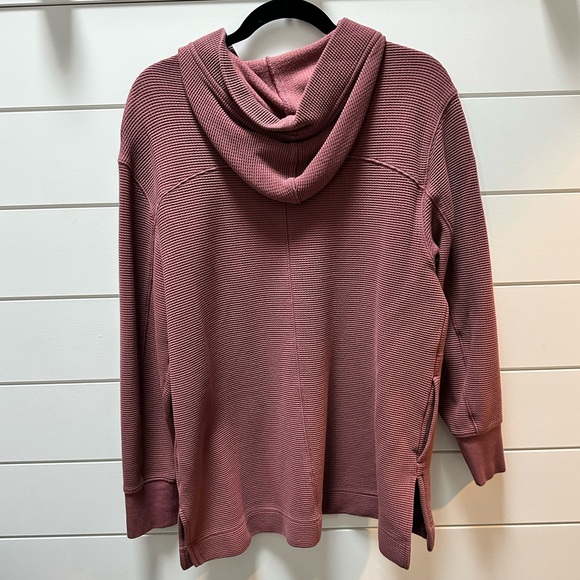 Athleta pull over waffle knit hoodie - Picture 3 of 4